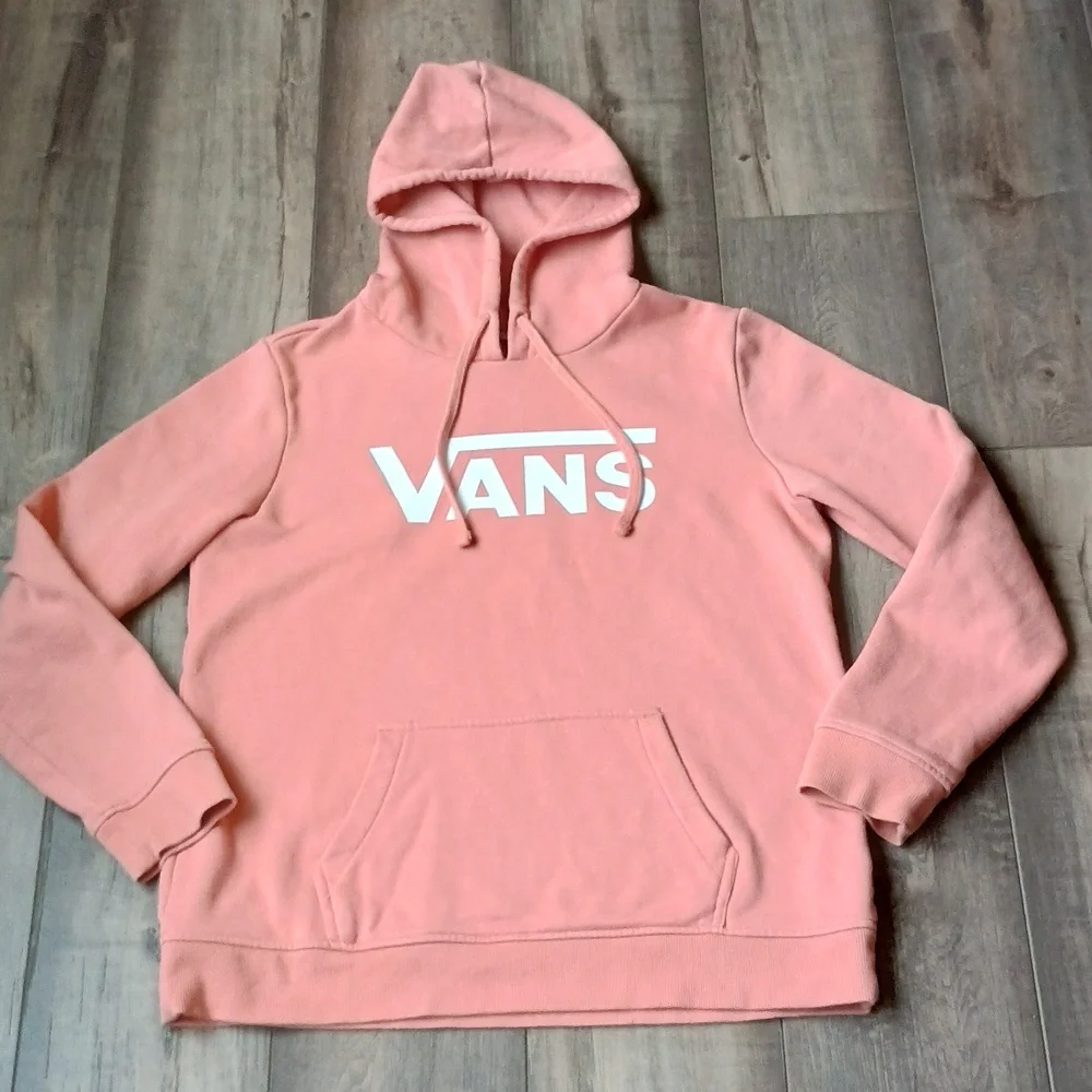 Vans Pink Drawstring Hoodie size M - Picture 2 of 12